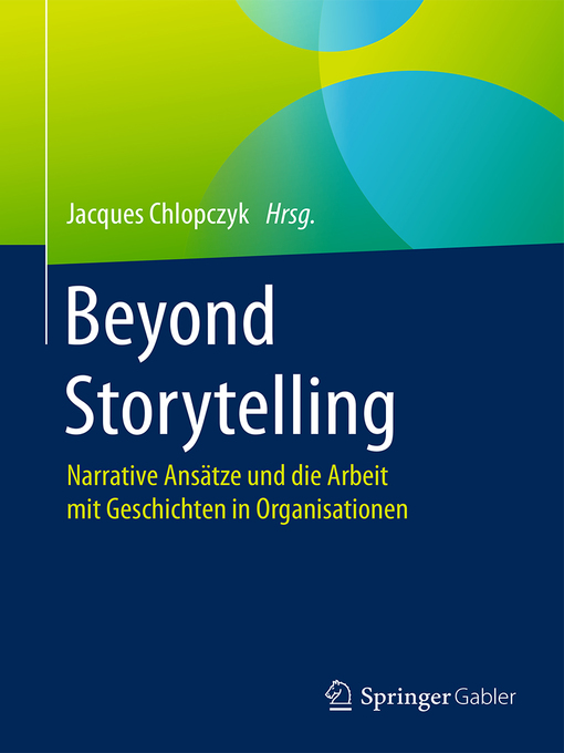 Title details for Beyond Storytelling by Jacques Chlopczyk - Available